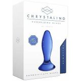 Chrystalino Follower Glazen Buttplug - Blauw