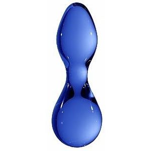 Chrystalino Seed Blue - Glazen Butt Plug