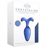 Chrystalino Expert Glazen Buttplug - Blauw