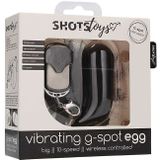 Wireless Vibrating G-Spot Egg - Big - Black