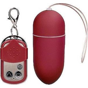 Shots Toys Eitje 10 Speed Remote Vibrating Egg - Big Rood