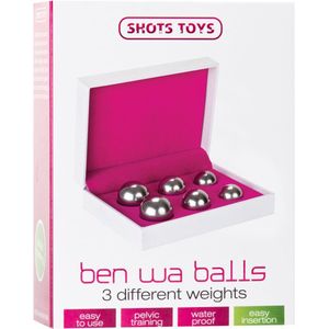 Shots Toys Ben Wa Balls Anale Kralen - Zilver