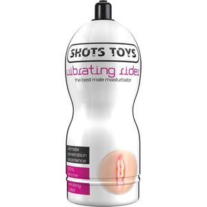 Shots Toys Vibrating Rider Vibrerende Masturbator Vagina - beige