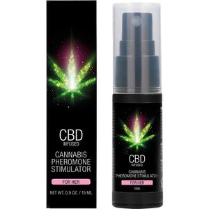 Shots - Pharmquests CBD Cannabis Feromoon Stimulator Voor Haar - 15 ml black
