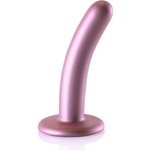 Shots - Ouch! OU819ROS - Smooth G-Spot Dildo - 5'' / 12 cm - Rose Gold