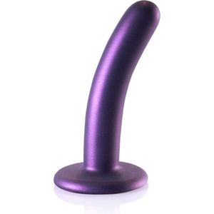 Shots - Ouch! OU819MPU - Smooth G-Spot Dildo - 5'' / 12 cm - Metallic Purple