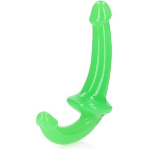 Shots - RealRock REA147GLOGRN1 - Strapless Strap-On - GitD - 6'' / 13,5 cm - Neon Green