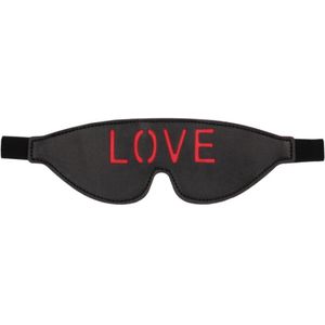 Ouch! Blindfold - LOVE - Black