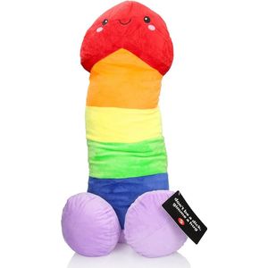 Knuffel Penis 60 cm - Rainbow Editie