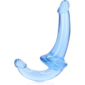 REALROCK - 6 inch - strapless strap-on - glad - blauw