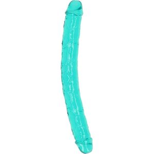 REALROCK - 13 inch - double dong - ribbels - turquoise