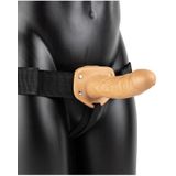 Hollow Strap-on without Balls - 6'' / 15,5 cm - Tan