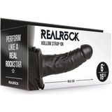 Hollow Strap-on without Balls - 6'' / 15,5 cm - Black