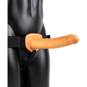 Hollow Strap-on without Balls - 10'' / 24,5 cm - Tan