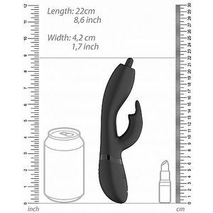 VIVE By Shots - Nilo - Pinpoint Rotating G-spot Rabbit - Black
