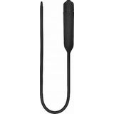 Shots - Ouch! Silcone Vibrerende Kogelplug Extra Lang black