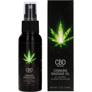 Shots - Pharmquests CBD Cannabis Massageolie - 50 ml