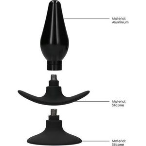 Ouch! door Shots - Replaceable Pointed Buttplug Set - Medium