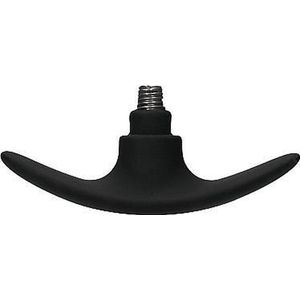Interchangeable Butt Plug Set - Pointed Large - Zwart