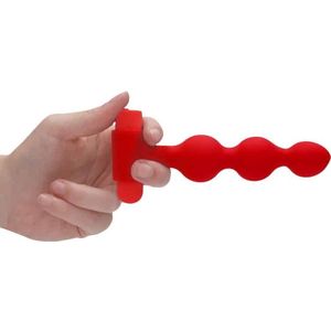 Shots Ouch! - Silicone USB-Rechargeable Anal Set - Red
