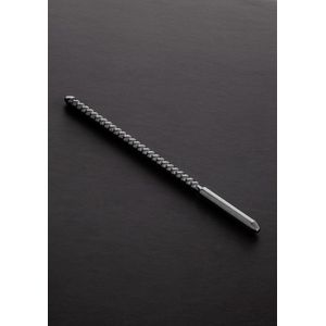 Shots - Steel DIPSTICK Ribbed - 0.4 x 9.4 / 10 x 240 mm silver