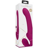 Dual Pulse-Wave & Airwave Strapless Strapon - Pink