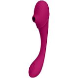 Vive dubbelzijdige pulserende Air-Wave buigbare vibrator - roze