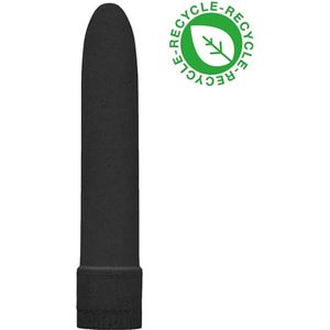 Biologisch afbreekbare Vibrator 14 cm - Zwart