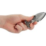 Acrylic Silverchip Butt Plug Set - Silver