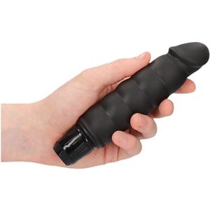 Shots - Shots Toys Geribbelde Multispeed Vibrator Black