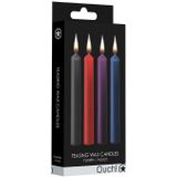 Ouch! By Shots - Teasing Wax Candles - 4 Pieces - Multicolor