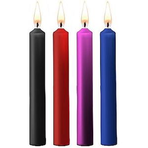 Ouch! by Shots - Teasing Wax Candles - 4 Pieces - Multicolor