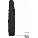 GC Slight - Realistische Vibrerende Dildo - 20 cm - Zwart