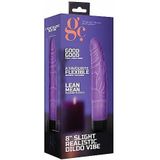 GC - 8 Inch Slight Realistic Dildo Vibe - Purple