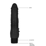 Shots GC - 8 Inch Fat Realistic Dildo Vibe - Black