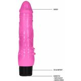 GC - 8 Inch Fat Realistic Dildo Vibe - Pink