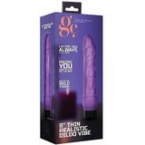 Shots - GC Dunne Realistische Dildo Vibrator - 20 cm purple