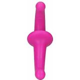 Ouch! - Silicone Strapless Strapon - Pink
