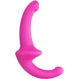 Ouch! - Silicone Strapless Strapon - Pink