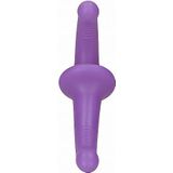 Silicone Strapless Strapon - Purple