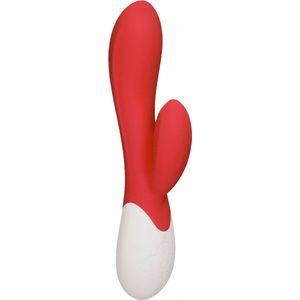 Passion - Rechargeable Heating G-Spot Rabbit Vibrator - Rood