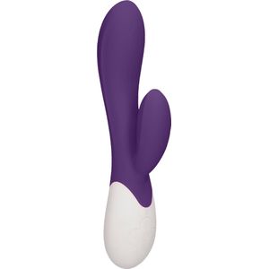 Heat Passion Oplaadbare G Spot Rabbit Vibrator met Verwarmingsfunctie  - Paars