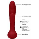 Elegance G-Spot and Clitorial Vibrator - Flair - Rood