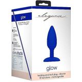 Shots - Elegance Glow - Verwarmende Anale Butt Plug blue