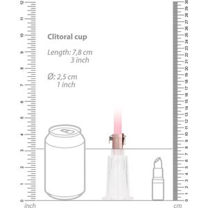 Shots - Pumped Pompset voor Clitoris en Tepels pink