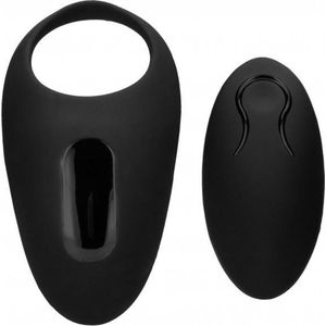 No. 74 - Remote Controlled Vibrating Cock Ring - Black