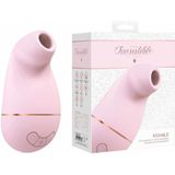 Irresistible Kissable - zuigende vibrator oplaadbaar - zwart