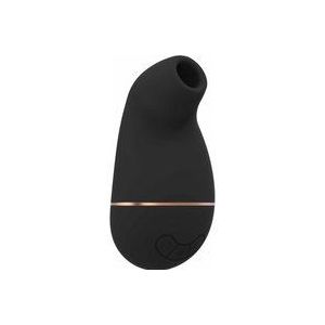 Irresistible Kissable - zuigende vibrator oplaadbaar - zwart
