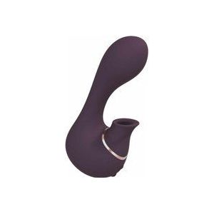 Irresistible Vibrator Met Zuig Functie Mythical – Paars