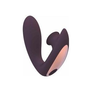 Irresistible Vibrator Met Zuig Functie Desirable - Paars